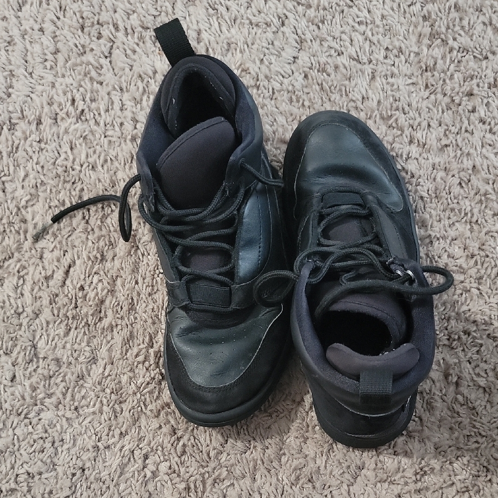 Jordan Kids Black High-Top Sneakers